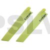  LX61054 - Lynx Plastic Main Blade 105 mm - MCPX - Yellow Neon 